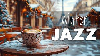 Winter Paris Jazz Cafe | Smooth Jazz Coffee Music and Relaxing Bossa Nova Piano for Good Moods