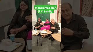 Mohammad Rafi ki ki family, his son Shahid Rafi and daughter in law #mohammedrafi #shorts