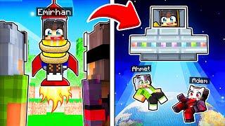 Arkadaşlarım Beni Uzaya Fırlattı, O Yüzden Bende İnanılmaz İntikam Aldım!  | Minecraft