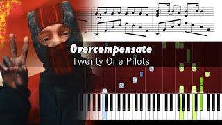 Twenty One Pilots - Overcompensate - Piano Tutorial with Sheet Music