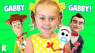 Ava Plays Gabby Gabby in Real Life! KidCity