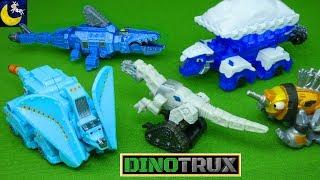 Dinotrux Toys! Snowblazer Arctic Adventure Pack Aquadon Power Trux Ton Ton Blizzard Ty D Structs Toy