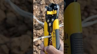 Adjusting Automatic Cable Cutter Crimper #india #news #livestream #electronic #shortsvideo #youtube