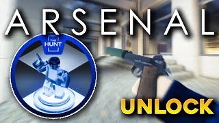 [EVENT] How To Get The Arsenal THE HUNT Badge In ROBLOX | Full Walkthrough  + Free Skin And Effect