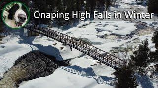 Onaping High Falls | Sudbury Hikes | Waterfalls in Winter