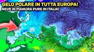 ▶ METEO- VORTICE POLARE IN EUROPA CON GRAN GELO E NEVICATE IN PIANURA ANCHE IN ITALIA, ECCO DOVE!