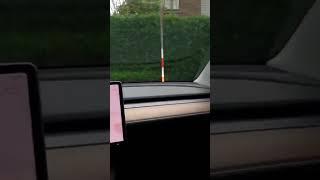 My first ever #tesla FSD Warning #Strike1