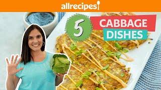 Make 5 Cabbage Dishes from 1 Head of Cabbage | Cabbage Soup, Cabbage Rolls, Cabbage Pancakes & More!