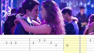 13 Reasons Why - The Night We Met (Easy Guitar Tabs Tutorial)