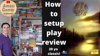 How to play Ys board game review euro AmassGames #classic #tabletop #boardgames #spiel