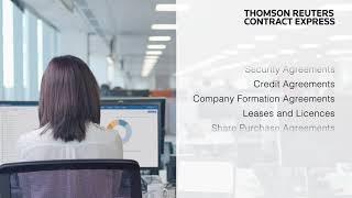 Streamline your documents with Thomson Reuters Contract Express