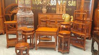 Đồ gỗ văn sáu đang phát trực tiếp các mẫu đôn đẹp lh 0972282070