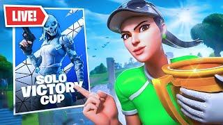 WON MY FIRST SOLO CUP!  LIVE FORTNITE 1V1'S, BR & CREATIVE!  - 97/365