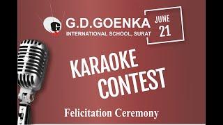 Karaoke contest 2021 Felicitation Ceremony.