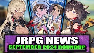 JRPG News September 2024 - Sequels to Sky Remake / Level 5 using AI / Yuji Hoori speaks on DQ3 HD-2D