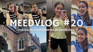 ÚLTIMO PLANTÃO PEDIATRIA SANTA CASA, CORRIDA E MEDCURSO | MEEDVLOG #20 - ROTINA DE INTERNA MEDICINA