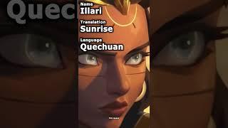 Overwatch hero names that make sense when translated