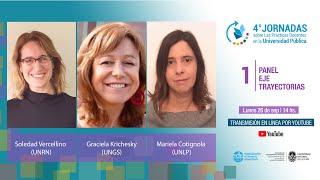 Panel Eje 1 Trayectorias | 4º Jornadas sobre las Prácticas Docentes en la Universidad Pública