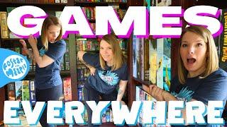 Organizing Our Board Game Collection! | 3 Game Libraries