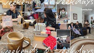 weekends & weekdays | charity work, current reads, family time etc....vlog 222
