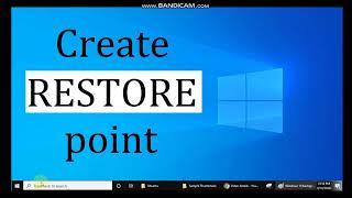 Windows 10   How to Create a System Restore Point