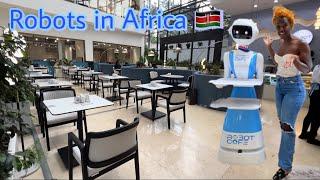 This is the First Robot Cafe in Kenya  Africa.