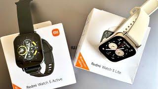 Redmi Watch 5 Active & Watch 5 Lite ⌚️ Comparison