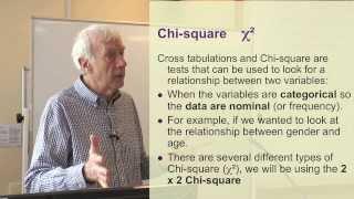 The Chi-square Statistic and Reporting Results. Part 2 of 2 on Crosstabulations and Chi-square