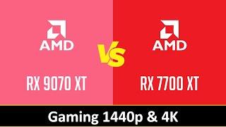 RX 9070 XT vs RX 7700 XT