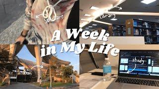 STUDY VLOG | University week in my life, Computer Science, Self-Care, Library