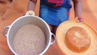 African Village Life in Kenya // Baking the Most Appetizing cake using Sand