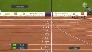 Men 100m Final Pan American Games Toronto 2015