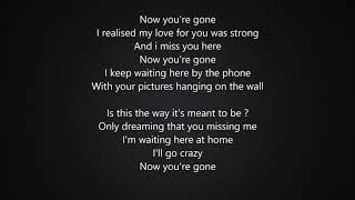 BassHunter - Now you're gone Lyrics/Tekst