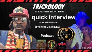 Ras Strika. talk about his new  Ep TRICKOLOGY  Live free style  #jamaica  #uk remix features Artist