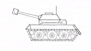 Как пошагово нарисовать танк: инструкция от EvriKak