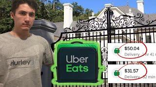 Delivering Uber Eats/InstaCart In The RICHEST Neighborhoods Of Boston - How Much Did I Make?