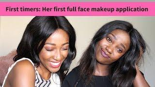 Makeup for beginners featuring Miss Lereng l Miss Kobeli