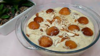 Gulab Jamun with Malai Rabri | Make This Rabdi  Dessert For ur Special One | @FlavoursbyMehreen