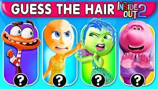  INSIDE OUT 2 Movie 2024 | Guess the HAIR of INSIDE OUT 2 Character by Voice