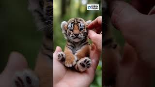 Adorable Baby Tiger Moments!#tiger #animals#wildlife #cute #zoo #rare