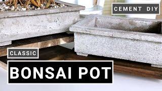 #1 How to Make a Bonsai Pot | Watch this (and make your own!) | Cement Ideas #1 |