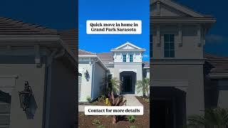 Quick move in home in Grand Park Sarasota #sarasotahomes #sarasotarealestate #sarasota #srq