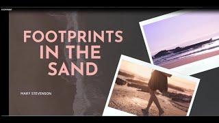 Footprints in the Sand- Mary Stevenson