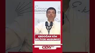 İmamoğlu Recep Tayyip Erdoğan kim biliyor musunuz? diye sordu, sözleri Gençlik Marşı ile bölündü!