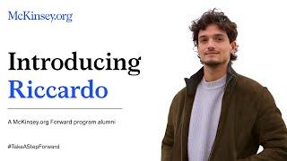 McKinsey.org Forward Impact Stories: Meet Riccardo