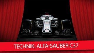 Formel 1 Autos 2018: Der neue Alfa Romeo Sauber C37 (Technik-Check)