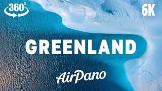 Greenland, Land of Ice. Trailer.  6K aerial 360° video