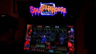 Splatterhouse Arcade Cabinet MAME Gameplay w/ Hypermarquee