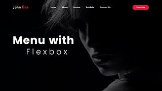 Simple Navbar With Flexbox | Navbar CSS Tutorial