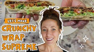 Crunchy Wrap Supreme Taco Bell Copycat Recipe